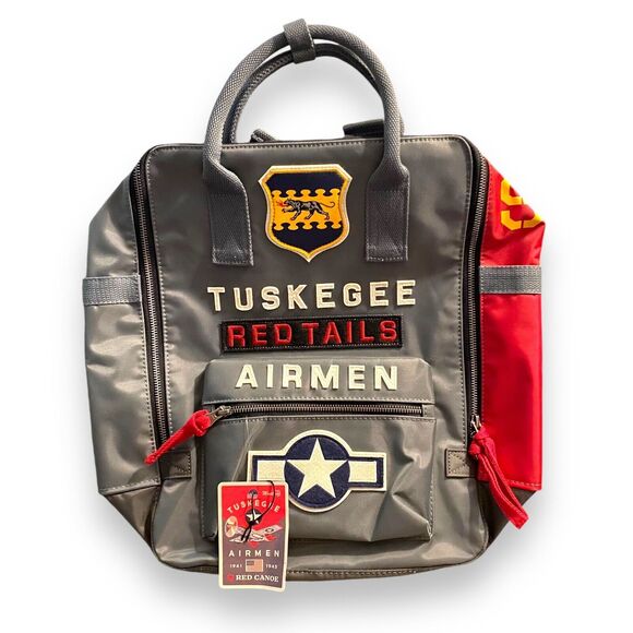 Tuskegee Airmen Red Tails Backpack WWII Aviation - Picture 4 of 9